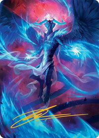 Ugin, Eye of the Storms Art Card (48/54) (Gold-Stamped Signature) - Art Series: Tarkir: Dragonstorm (AATDM) #48 - Special Magic: The Gathering Trading Card