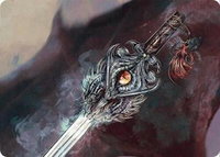 Dragonfire Blade Art Card (40/54) - Art Series: Tarkir: Dragonstorm (AATDM) #40 - Special Magic: The Gathering Trading Card