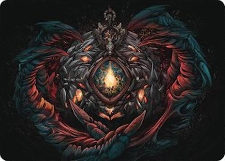 Mox Jasper Art Card (41/54) - Art Series: Tarkir: Dragonstorm Magic: The Gathering trading card