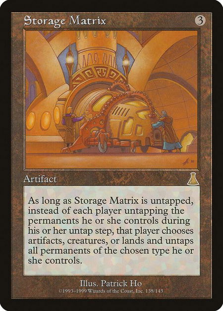 Storage Matrix - Urza's Destiny Magic: The Gathering trading card