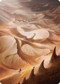 Plains Art Card (30/54) (Gold-Stamped Signature) - Art Series: Tarkir: Dragonstorm (AATDM) #30 - Special Magic: The Gathering Trading Card