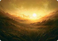 Plains Art Card (31/54) - Art Series: Tarkir: Dragonstorm (AATDM) #31 - Special Magic: The Gathering Trading Card