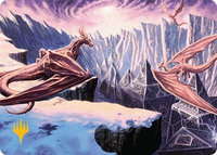 Maelstrom of the Spirit Dragon (42/54) (Gold-Stamped Planeswalker Symbol) - Art Series: Tarkir: Dragonstorm (AATDM) #42 - Special Magic: The Gathering Trading Card
