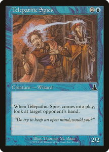 Telepathic Spies - Urza's Destiny (UDS) #47 - Common Magic: The Gathering Trading Card