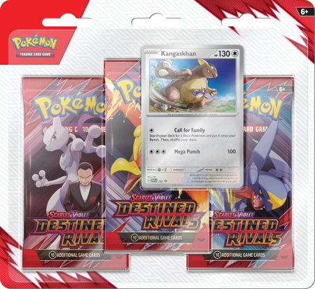 Destined Rivals 3 Pack Blister [Kangaskhan] - SV10: Destined Rivals Pokémon trading card