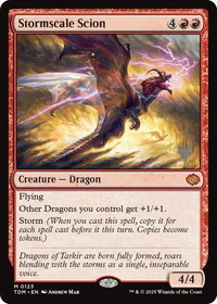 Stormscale Scion - Promo Pack: Tarkir: Dragonstorm (PPTDM) #123 - Mythic Rare Magic: The Gathering Trading Card