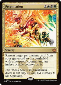 Perennation - Promo Pack: Tarkir: Dragonstorm (PPTDM) #212 - Mythic Rare Magic: The Gathering Trading Card