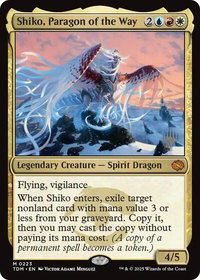 Shiko, Paragon of the Way - Promo Pack: Tarkir: Dragonstorm (PPTDM) #223 - Mythic Rare Magic: The Gathering Trading Card
