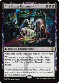 The Sibsig Ceremony - Promo Pack: Tarkir: Dragonstorm (PPTDM) #91 - Rare Magic: The Gathering Trading Card
