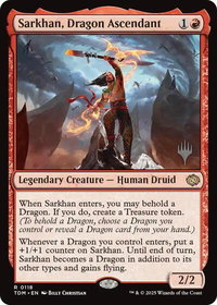 Sarkhan, Dragon Ascendant - Promo Pack: Tarkir: Dragonstorm (PPTDM) #118 - Rare Magic: The Gathering Trading Card