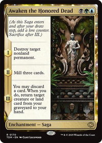 Awaken the Honored Dead - Promo Pack: Tarkir: Dragonstorm (PPTDM) #170 - Rare Magic: The Gathering Trading Card