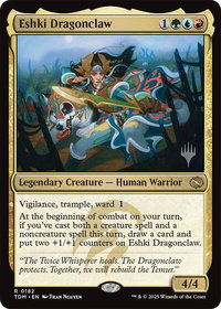 Eshki Dragonclaw - Promo Pack: Tarkir: Dragonstorm (PPTDM) #182 - Rare Magic: The Gathering Trading Card