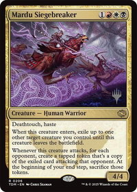 Mardu Siegebreaker - Promo Pack: Tarkir: Dragonstorm (PPTDM) #206 - Rare Magic: The Gathering Trading Card