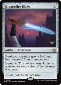 Dragonfire Blade - Promo Pack: Tarkir: Dragonstorm (PPTDM) #240 - Rare Magic: The Gathering Trading Card