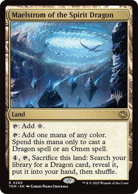 Maelstrom of the Spirit Dragon - Promo Pack: Tarkir: Dragonstorm (PPTDM) #260 - Rare Magic: The Gathering Trading Card