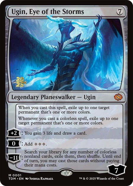 Ugin, Eye of the Storms - Prerelease Cards Magic: The Gathering trading card