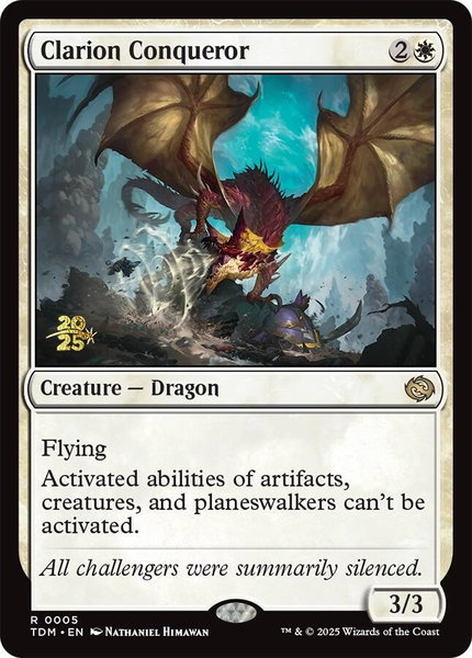 Clarion Conqueror - Prerelease Cards Magic: The Gathering trading card