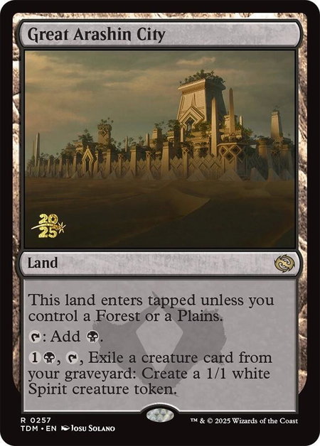 Great Arashin City - Prerelease Cards Magic: The Gathering trading card