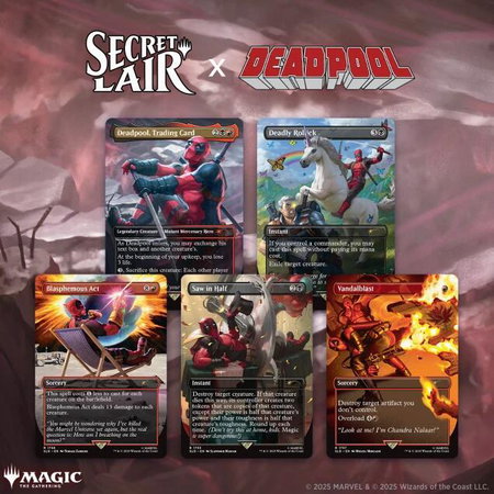 Secret Lair Drop: Secret Lair x Marvel's Deadpool: April Pool's Day! - Non-Foil Edition - Secret Lair Drop Series Magic: The Gathering trading card