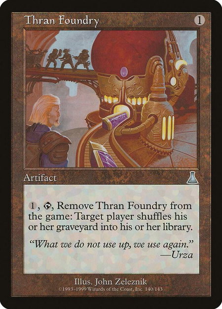 Thran Foundry - Urza's Destiny Magic: The Gathering trading card