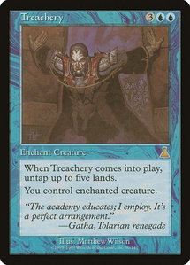 Treachery - Urza's Destiny (UDS) #50 - Rare Magic: The Gathering Trading Card