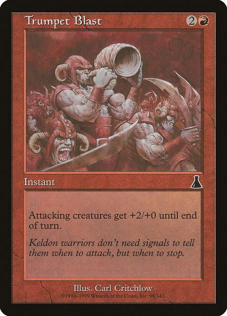 Trumpet Blast - Urza's Destiny Magic: The Gathering trading card