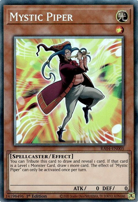 Mystic Piper (PCR) - Quarter Century Stampede YuGiOh trading card