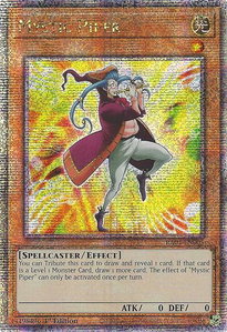 Mystic Piper (Quarter Century Secret Rare) - Quarter Century Stampede  #RA04-EN005 - Quarter Century Secret Rare YuGiOh Trading Card