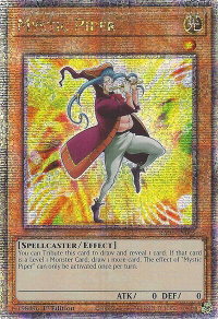 Mystic Piper (Quarter Century Secret Rare) - Quarter Century Stampede #RA04-EN005 - Quarter Century Secret Rare YuGiOh Trading Card