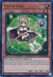 Esper Girl (UR) - Quarter Century Stampede  #RA04-EN006 - Ultra Rare YuGiOh Trading Card