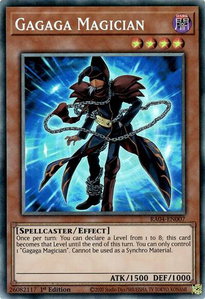 Gagaga Magician (PCR) - Quarter Century Stampede  #RA04-EN007 - Prismatic Collector's Rare YuGiOh Trading Card