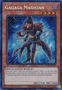 Gagaga Magician (Secret Rare) - Quarter Century Stampede  #RA04-EN007 - Secret Rare YuGiOh Trading Card