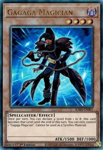 Gagaga Magician (PUR) - Quarter Century Stampede  #RA04-EN007 - Prismatic Ultimate Rare YuGiOh Trading Card