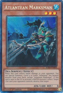 Atlantean Marksman (PCR) - Quarter Century Stampede  #RA04-EN009 - Prismatic Collector's Rare YuGiOh Trading Card