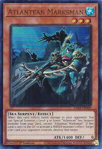 Atlantean Marksman (UR) - Quarter Century Stampede  #RA04-EN009 - Ultra Rare YuGiOh Trading Card
