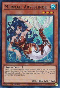 Mermail Abysslinde - Quarter Century Stampede  #RA04-EN011 - Super Rare YuGiOh Trading Card