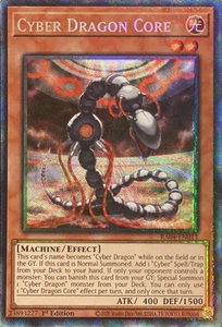 Cyber Dragon Core (PCR) - Quarter Century Stampede  #RA04-EN013 - Prismatic Collector's Rare YuGiOh Trading Card