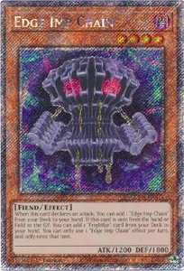 Edge Imp Chain (Platinum Secret Rare) - Quarter Century Stampede  #RA04-EN014 - Platinum Secret Rare YuGiOh Trading Card