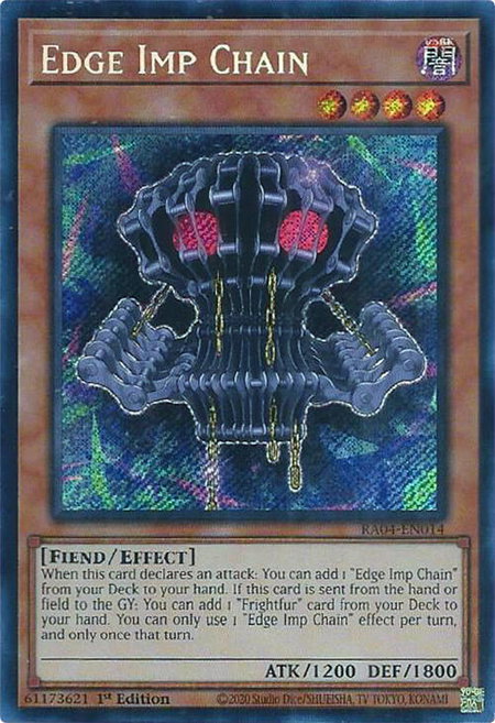 Edge Imp Chain (Secret Rare) - Quarter Century Stampede YuGiOh trading card