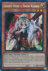 Ghost Ogre & Snow Rabbit (Secret Rare) - Quarter Century Stampede  #RA04-EN015 - Secret Rare YuGiOh Trading Card