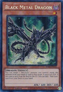 Black Metal Dragon (Secret Rare) - Quarter Century Stampede  #RA04-EN016 - Secret Rare YuGiOh Trading Card