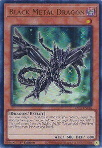 Black Metal Dragon (UR) - Quarter Century Stampede  #RA04-EN016 - Ultra Rare YuGiOh Trading Card