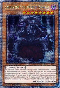 Erebus the Underworld Monarch (Quarter Century Secret Rare) - Quarter Century Stampede  #RA04-EN019 - Quarter Century Secret Rare YuGiOh Trading Card