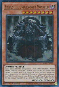 Erebus the Underworld Monarch (UR) - Quarter Century Stampede  #RA04-EN019 - Ultra Rare YuGiOh Trading Card