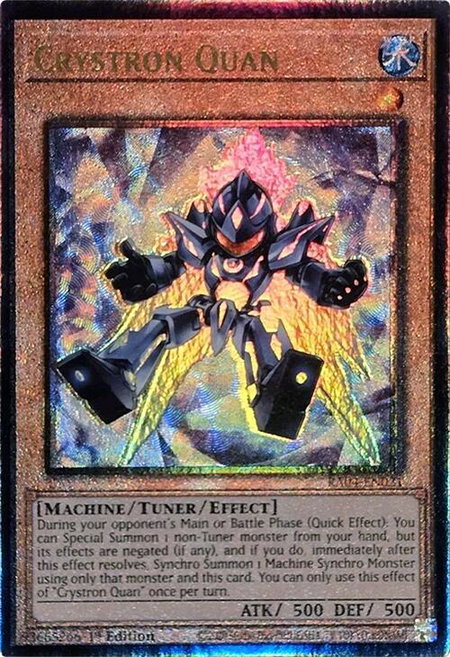 Crystron Quan (PUR) - Quarter Century Stampede YuGiOh trading card