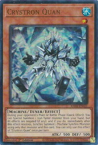 Crystron Quan (UR) - Quarter Century Stampede  #RA04-EN021 - Ultra Rare YuGiOh Trading Card