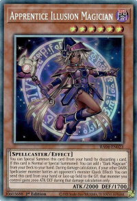 Apprentice Illusion Magician (PCR) - Quarter Century Stampede #RA04-EN023 - Prismatic Collector's Rare YuGiOh Trading Card