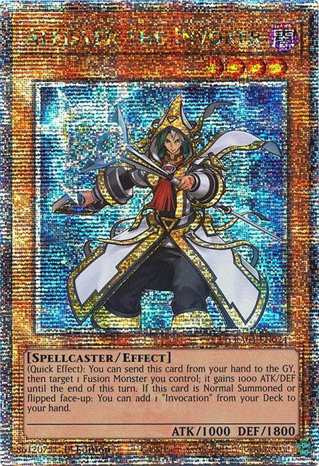Aleister the Invoker (Alternate Art) (Quarter Century Secret Rare) - Quarter Century Stampede YuGiOh trading card