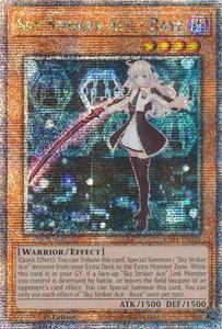 Sky Striker Ace - Raye (Quarter Century Secret Rare) - Quarter Century Stampede  #RA04-EN026 - Quarter Century Secret Rare YuGiOh Trading Card