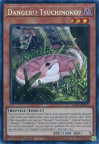 Danger!? Tsuchinoko? (Secret Rare) - Quarter Century Stampede  #RA04-EN027 - Secret Rare YuGiOh Trading Card